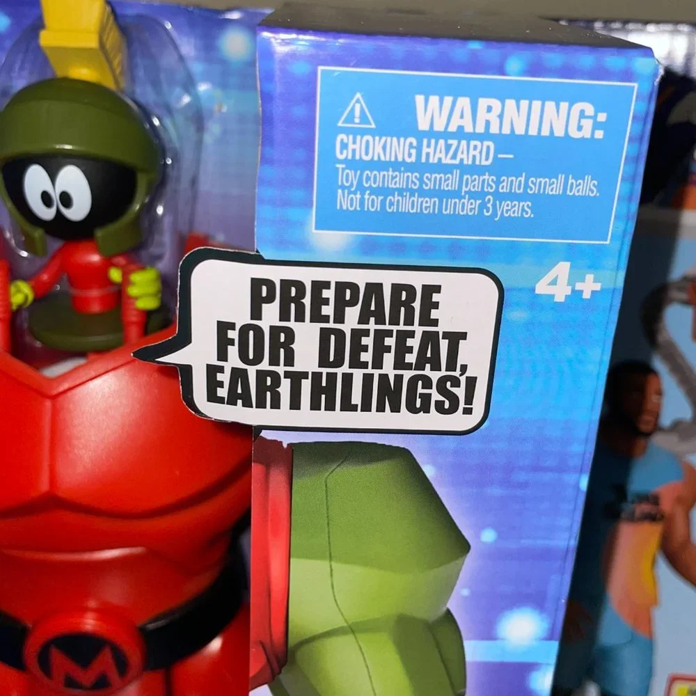 Lot of 2 Space Jam LeBron James & Marvin The Martian Action Figures - Picture 7 of 8